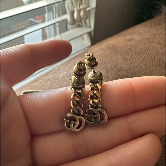 Double GG necklace and earring set - Picture 4 of 7